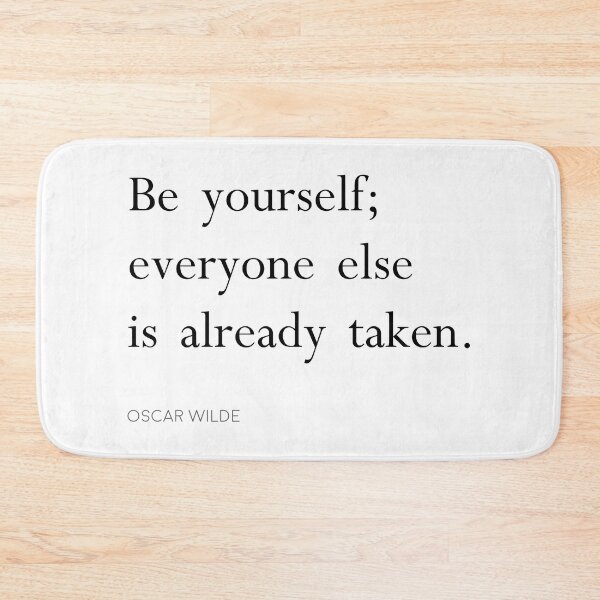 Item preview, Oscar Wilde Quote Pillow - Be Yourself; Everyone else is already taken. designed and sold by winterwinter.