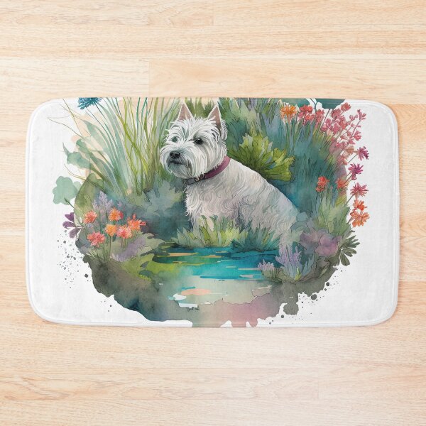 Item preview, Cute Westie Dog Owner Gift - Watercolor Illustration designed and sold by Shmueli Bell.