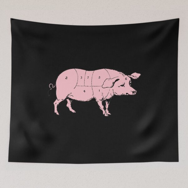 Item preview, Pork Cuts Diagram designed and sold by Dalipoe.