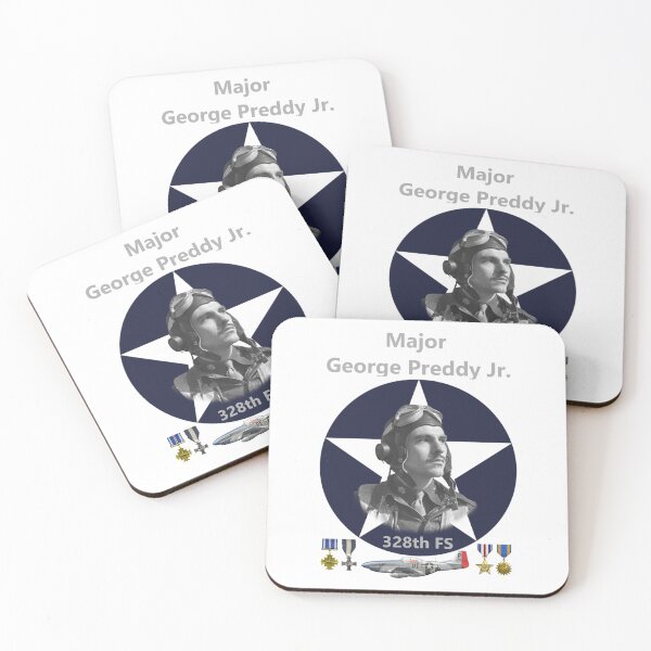 Item preview, Major George Preddy Jr. P-51 Mustang ace  designed and sold by Digitalfred.