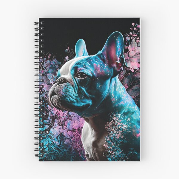 Item preview, French Bulldog floral stardust portrait designed and sold by HookedOnDogz.