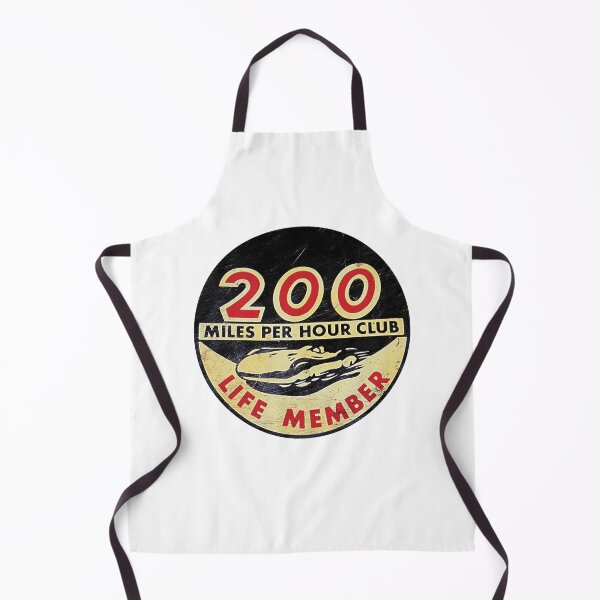 Item preview, Vintage Bonneville Salt Flats 200 Miles Per Hour Club Life Member emblem designed and sold by retropetrol.