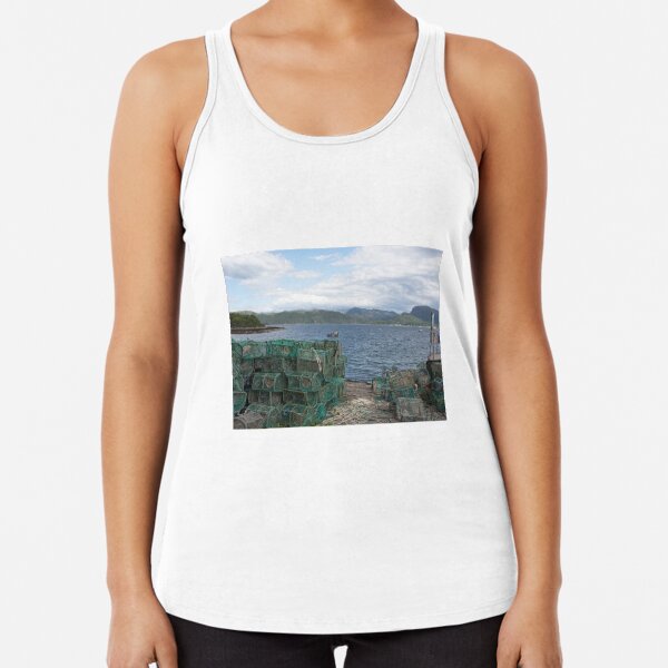 Creels at Plockton Racerback Tank Top
