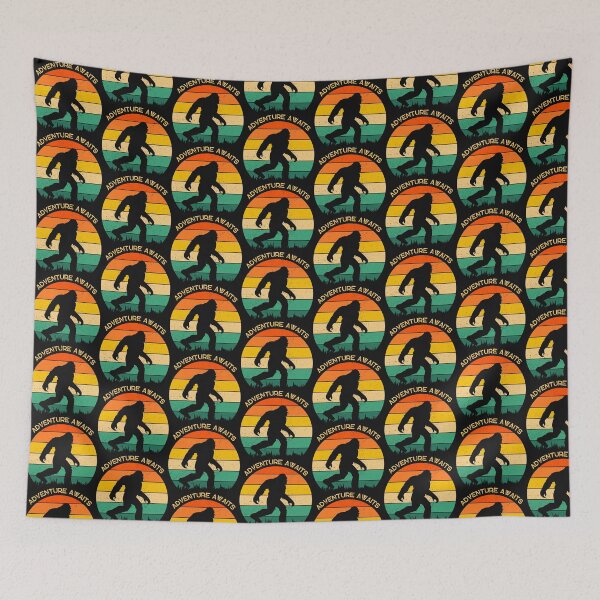 Item preview, Adventure Awaits Bigfoot Outdoor designed and sold by Way Cool Tees.