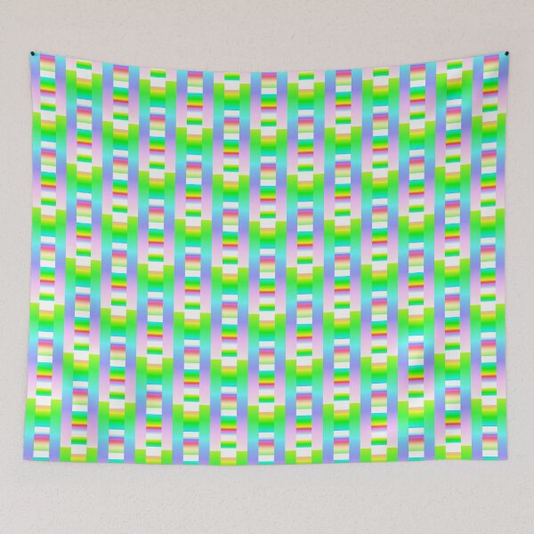 Item preview, colorful neon rainbow modern pattern | Neon colorful abstract designed and sold by lausn.
