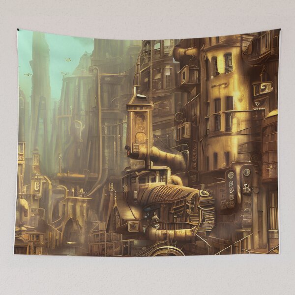 Item preview, SteamPunk CityScape Fiction designed and sold by VersoShopping.
