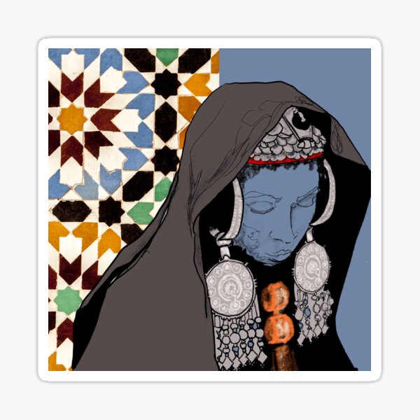Berber Woman Sticker
