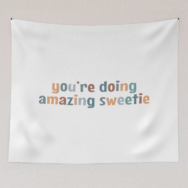 Item preview, you're doing amazing sweetie - vintage colors designed and sold by MOONINSPIRATION.