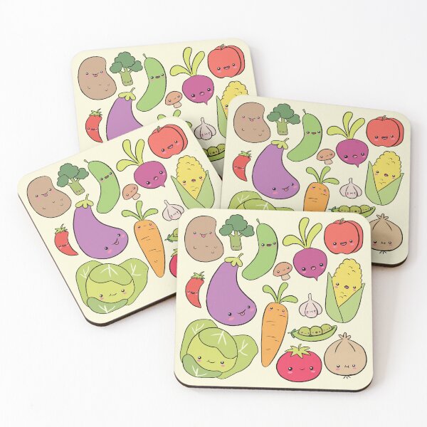 Item preview, Cute vegetables pattern  designed and sold by Yarafantasyart.