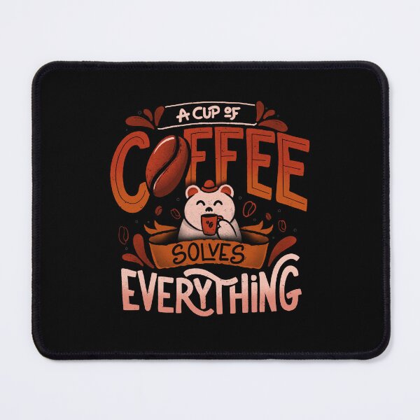 Item preview, A Cup Of Coffee Solves Everything - Funny Quotes Gift designed and sold by EduEly.