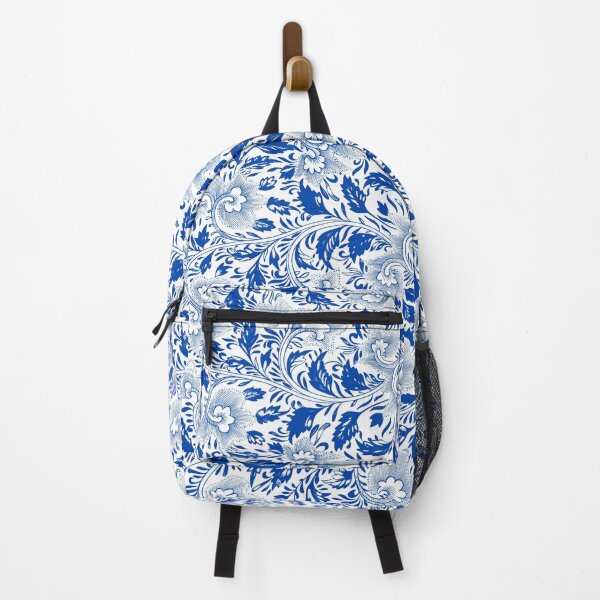 Item preview, Blue Floral Botanical Pattern designed and sold by starrylite.