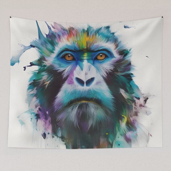 Item preview, Ice Monkey Portrait 12 designed and sold by mrbribe.
