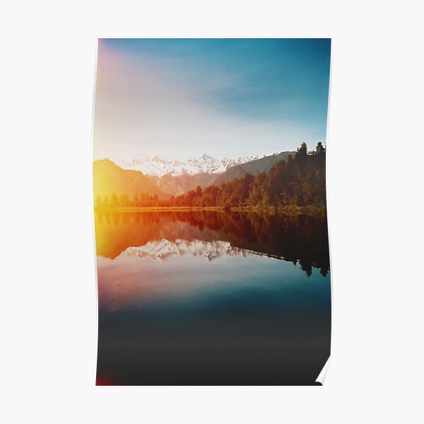Lake Matheson Poster