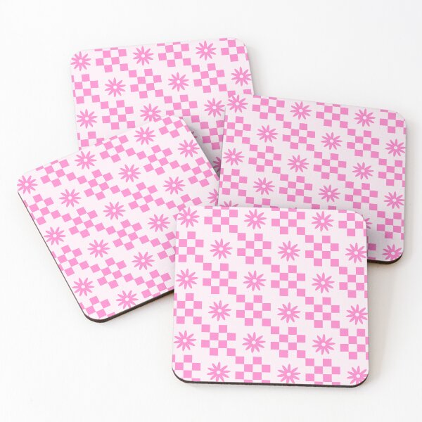 Item preview, Checkered Hot Pink Flower Pattern With Little squares  designed and sold by Yasminepatterns .
