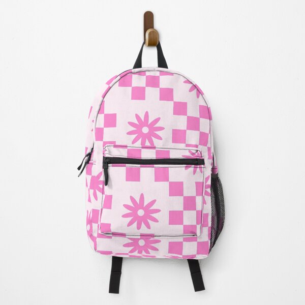 Item preview, Checkered Hot Pink Flower Pattern With Little squares designed and sold by Yasminepatterns .