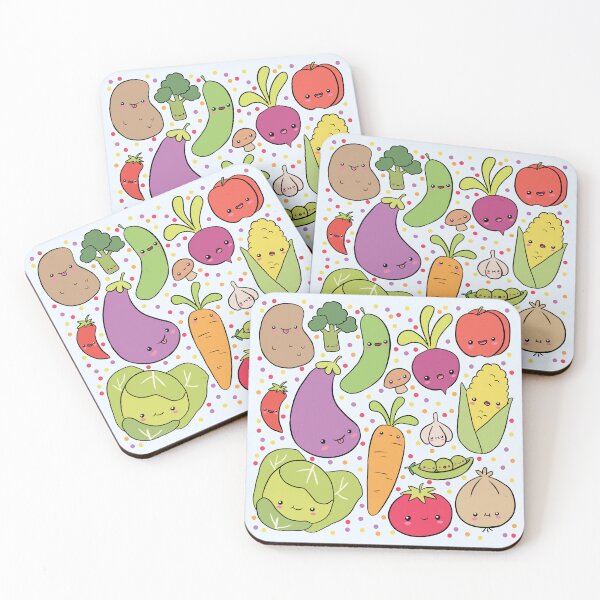 Item preview, Cute vegetables pattern  designed and sold by Yarafantasyart.