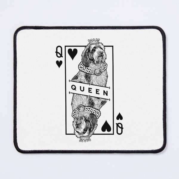 Item preview, Petit Basset Griffon Vendeen Queen Of Hearts PBGV Dog Lover designed and sold by GrandeDuc.