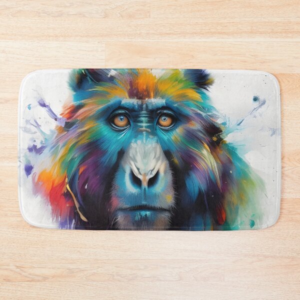 Item preview, Ice Monkey Portrait 16 designed and sold by mrbribe.