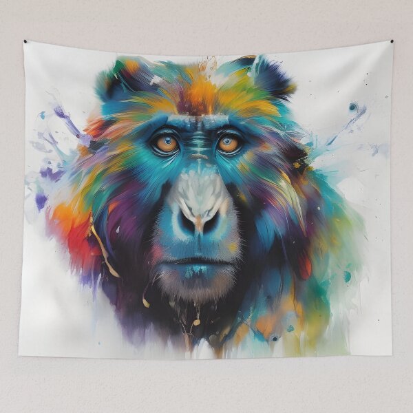 Item preview, Ice Monkey Portrait 16 designed and sold by mrbribe.