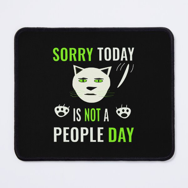 Item preview, Funny unsociable cat introverts humor designed and sold by CottagePop.