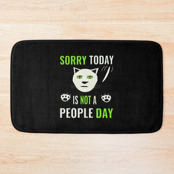 Item preview, Funny unsociable cat introverts humor designed and sold by CottagePop.