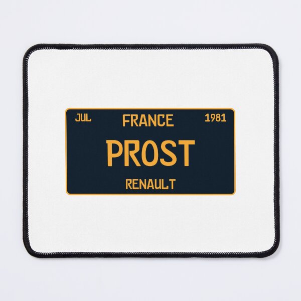 Artikelvorschau, Alaine Prost gewinnt erstmals weißes Nummernschild entworfen und verkauft von ff1merch ..