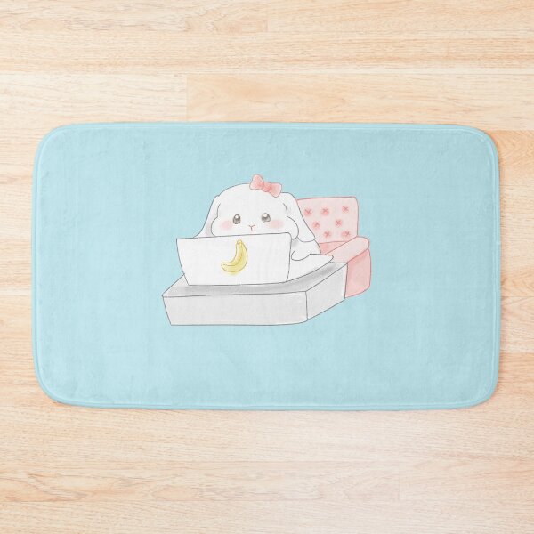 Item preview, Working Bunny Girl and Banana Laptop  | Bunniesmee Engagement day designed and sold by bunniesmee.