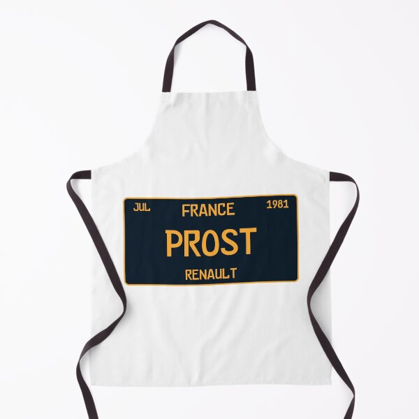 Item preview, Alaine Prost first win license plate white designed and sold by ff1merch ..