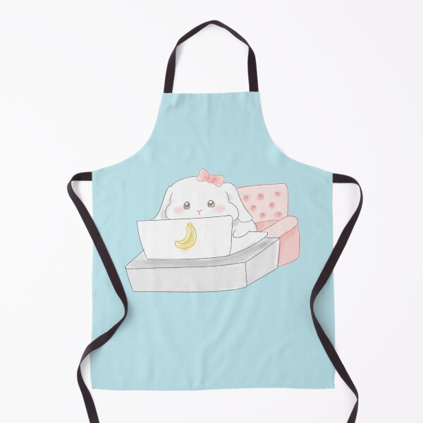 Item preview, Working Bunny Girl and Banana Laptop  | Bunniesmee Engagement day designed and sold by bunniesmee.