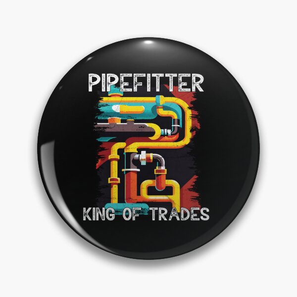 Item preview, Funny Plumber King of Trades Pipefitter designed and sold by Trendy Valley .