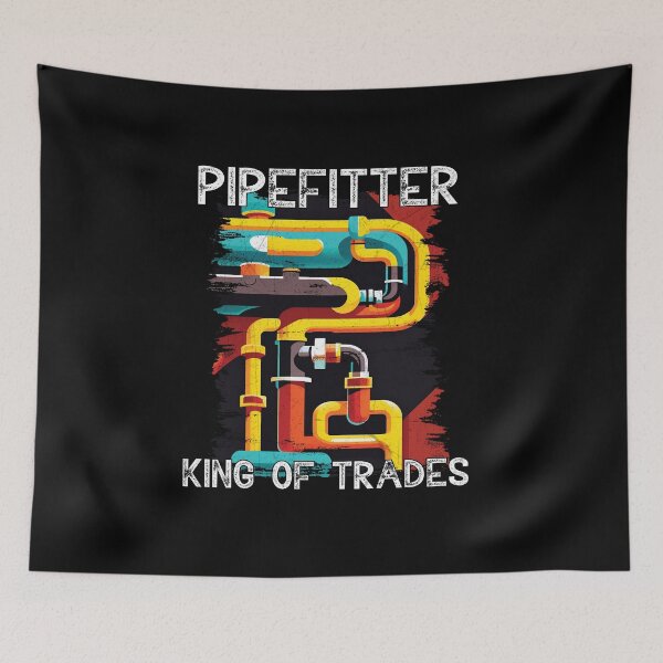 Item preview, Funny Plumber King of Trades Pipefitter designed and sold by Trendy Valley .