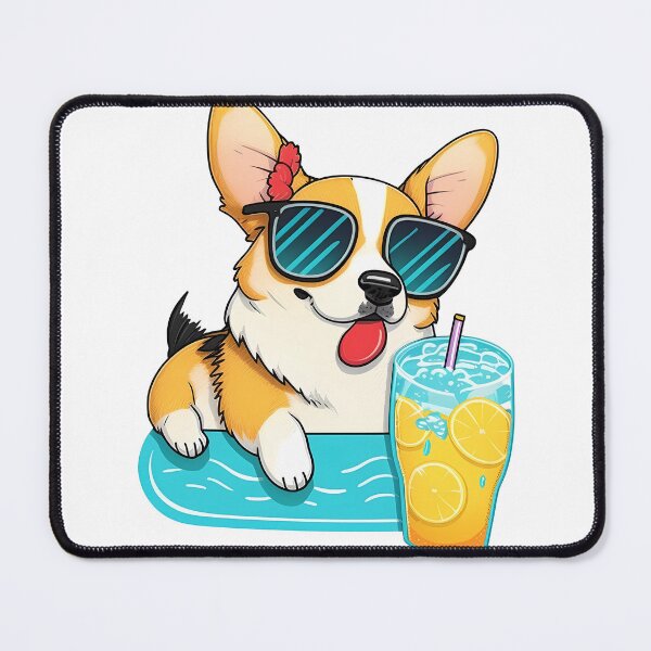 Item preview, Cute Corgi with Sunglasses designed and sold by Stepultura.
