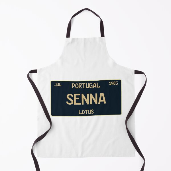 Item preview, Ayrton Senna first win license plate white designed and sold by ff1merch ..