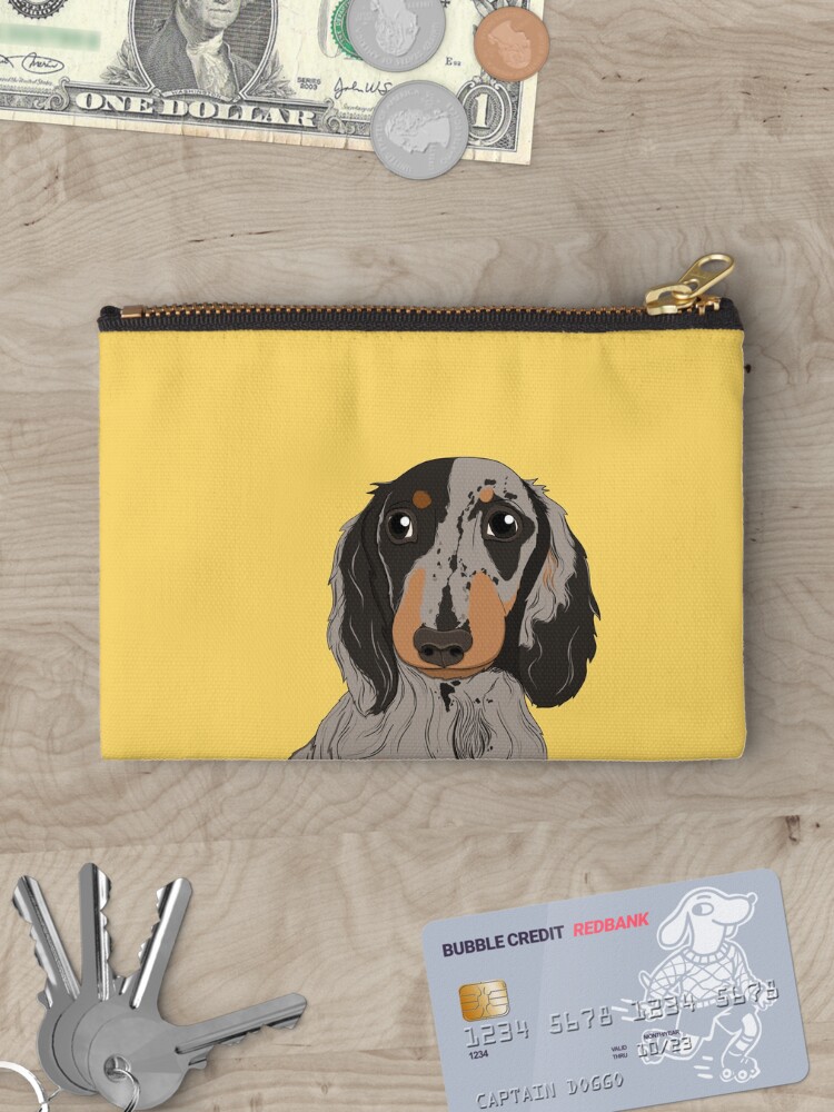 Dachshund Phone Case Wallet - Red Long Haired Dachshund Phone Case Wallet - Red Long Haired