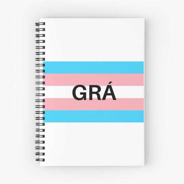 Item preview, Grá Gaeilge Irish Language Trans Flag designed and sold by Irishprints.