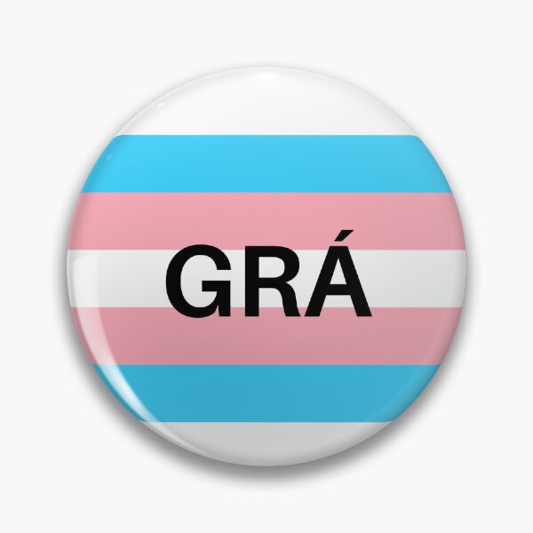 Item preview, Grá Gaeilge Irish Language Trans Flag designed and sold by Irishprints.