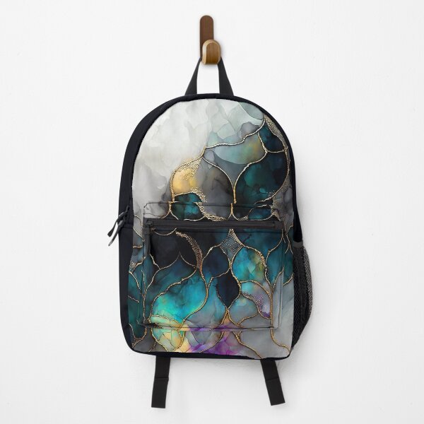Item preview, Colorful Mosaic - Abstract Alcohol Ink Resin Art designed and sold by inkvestor.