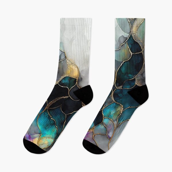Item preview, Colorful Mosaic - Abstract Alcohol Ink Resin Art designed and sold by inkvestor.