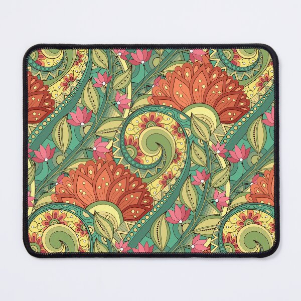 Item preview, Paisley Print with Vintage Floral Motifs designed and sold by lissantee.
