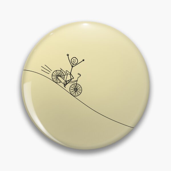 Item preview, Cycling Down a Hill designed and sold by EarlGrey88.