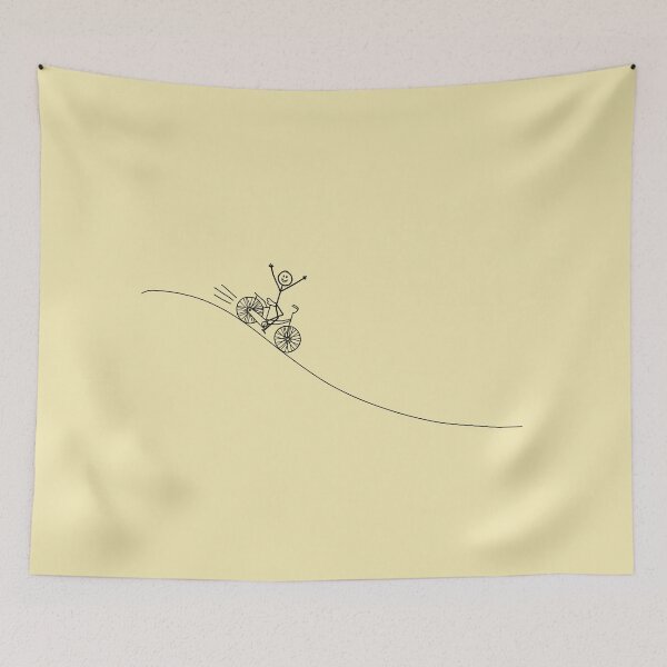 Item preview, Cycling Down a Hill designed and sold by EarlGrey88.