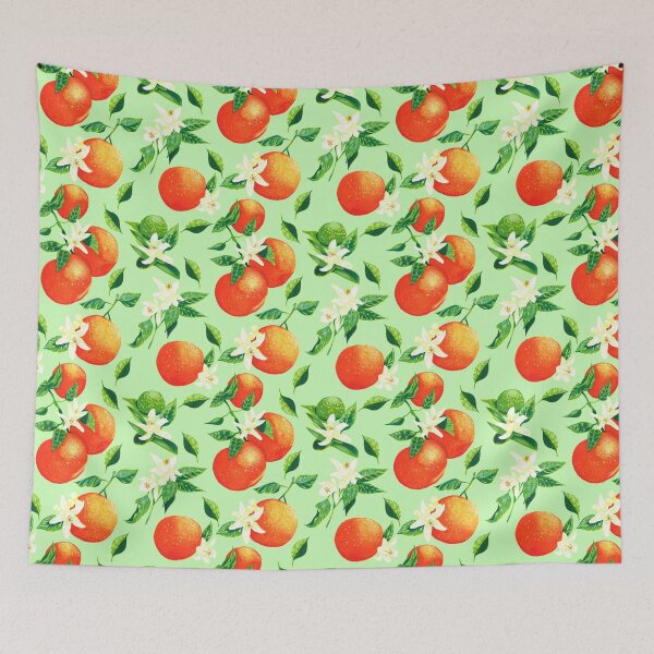 Item preview, Oranges and Orange Blossom- Mint designed and sold by Phoebekirk.