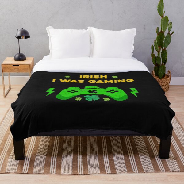 Item preview, Irish I Was Gaming Funny St Patricks Day Gamer Gaming Boys designed and sold by ZANNIX.