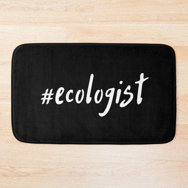 Item preview, Ecologist Word Typography Black and White Ecology Hashtag Quote designed and sold by SoccaTamam.