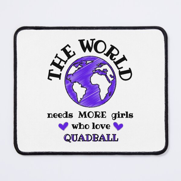 Item preview, The world needs more girls who play quadball designed and sold by TheGreenGoat.