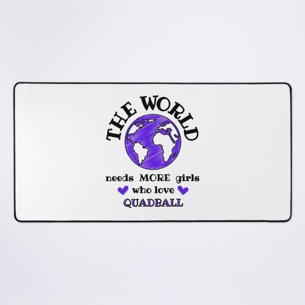 Item preview, The world needs more girls who play quadball designed and sold by TheGreenGoat.
