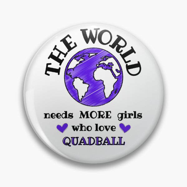 Item preview, The world needs more girls who play quadball designed and sold by TheGreenGoat.