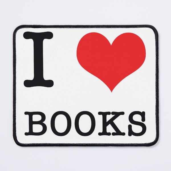 Item preview, I Heart Books - Book Love - The bibliophile designed and sold by winterwinter.