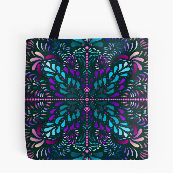 Item preview, aboriginal style - flowers and leaves 2  designed and sold by dedoma.