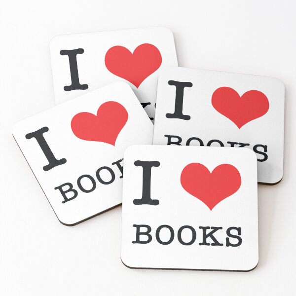 Item preview, I Heart Books - Book Love - The bibliophile designed and sold by winterwinter.
